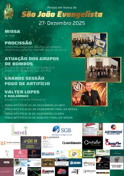 Festa em honra de S. Jo&atilde;o Evangelista 