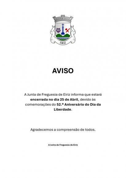 Aviso: Junta Encerrada